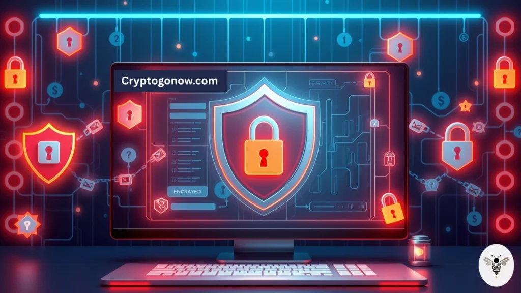 secure crypto trading interface with encryption and 2fa on cryptogonow