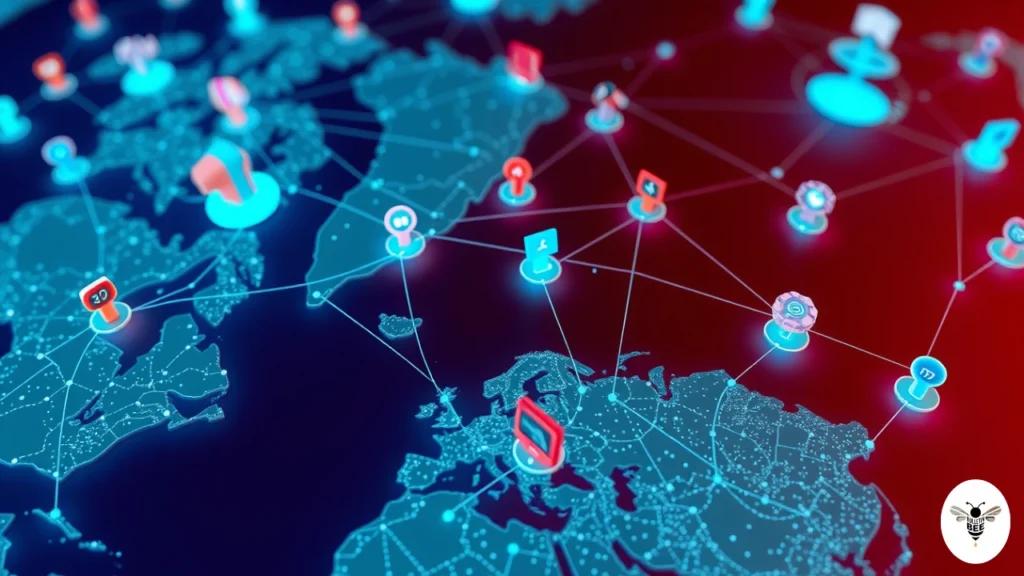 techabbey global network with holographic tech connections