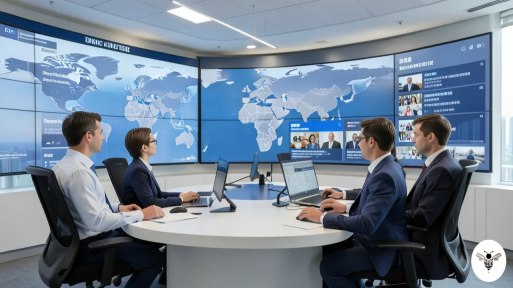 digital newsroom showing lancorp.info – global updates & editorial picks with curated global headlines