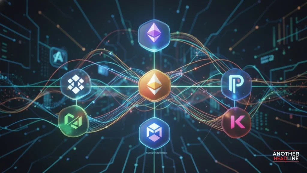 multi-blockchain liquidity network visualization on cryptogugu deFi analytics platform